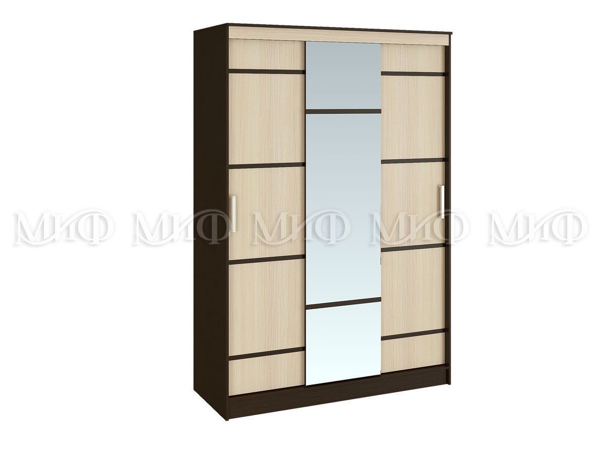 САКУРА Спальный гарнитур (модульная) ЛДСП (Дуб беленый/Венге) | фото 4