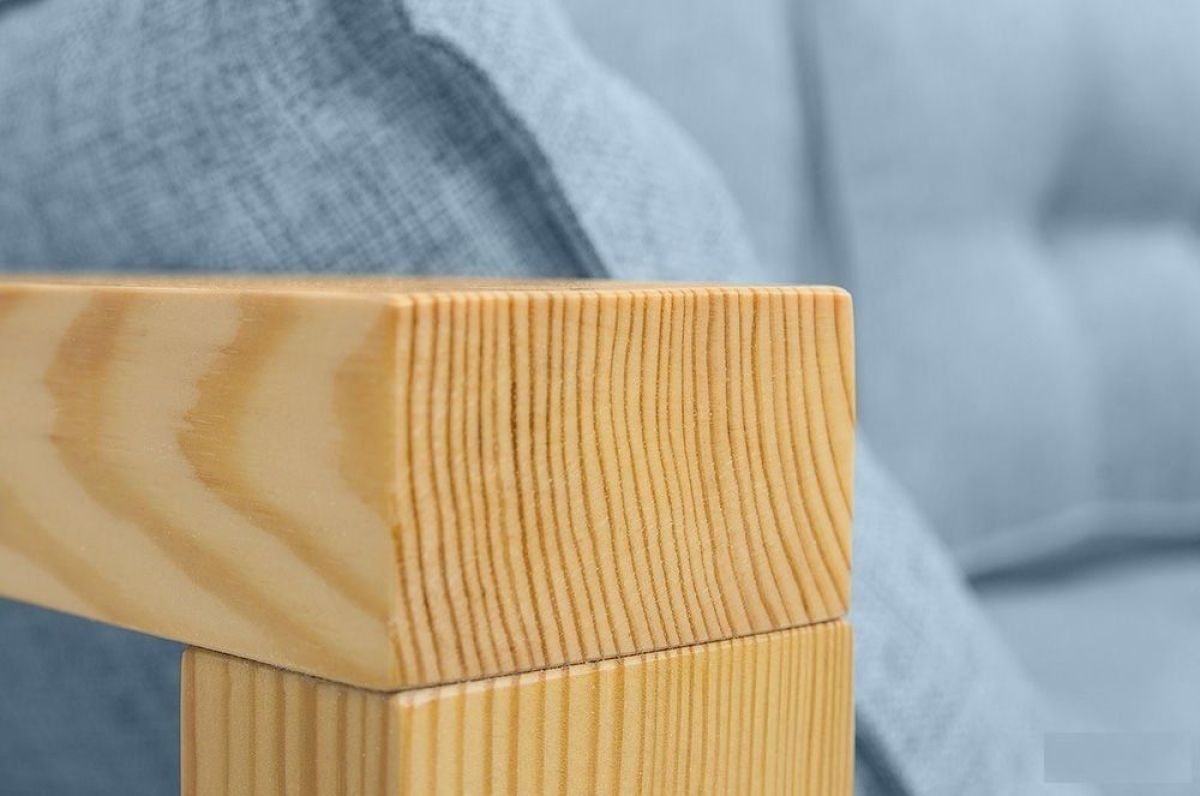 Диван одноместный DEmoku Д-1 (Серебристо-серый/Темный дуб) | фото 3