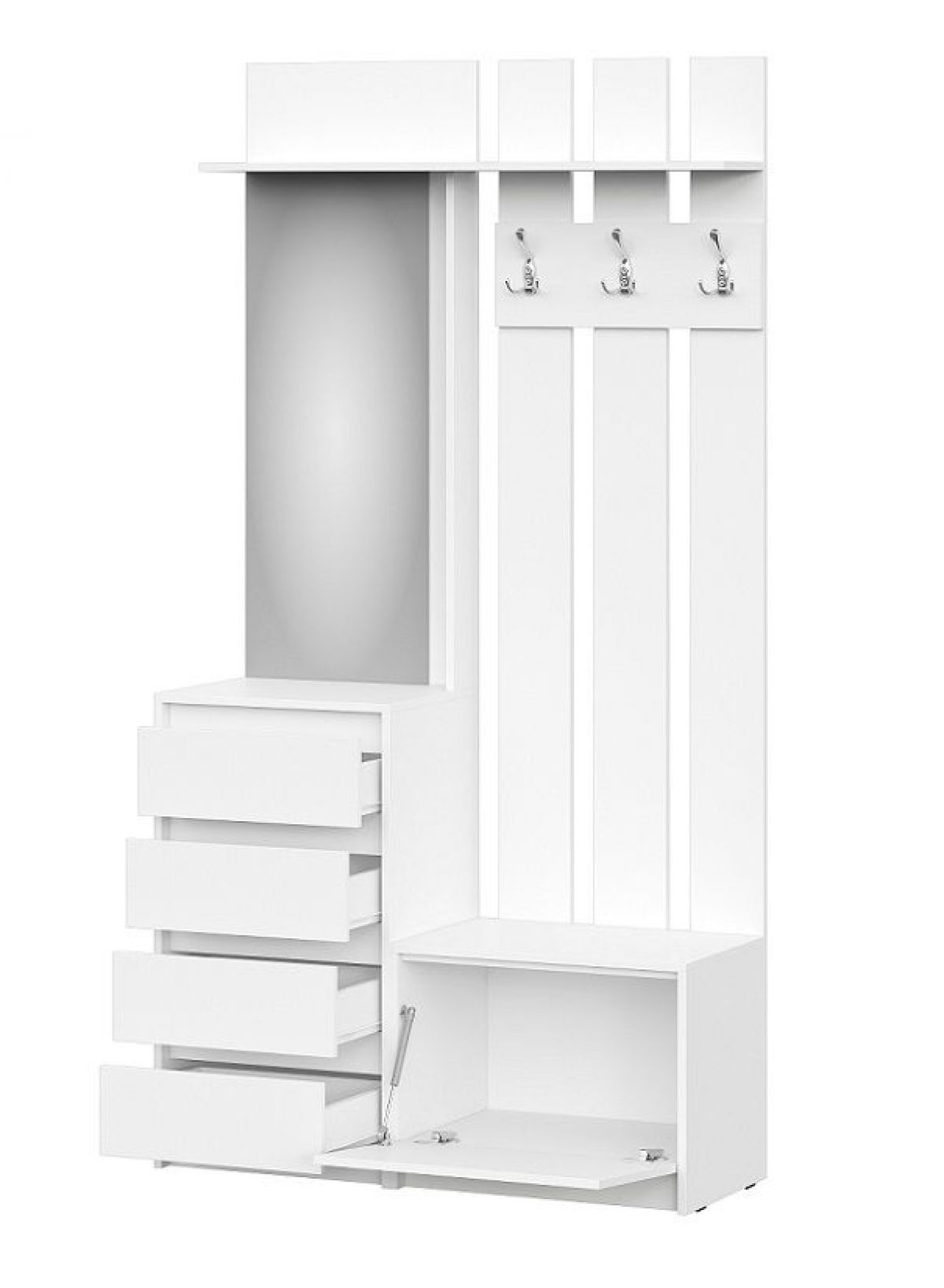 АЙДЕН Прихожая (модульная) белый | фото 2