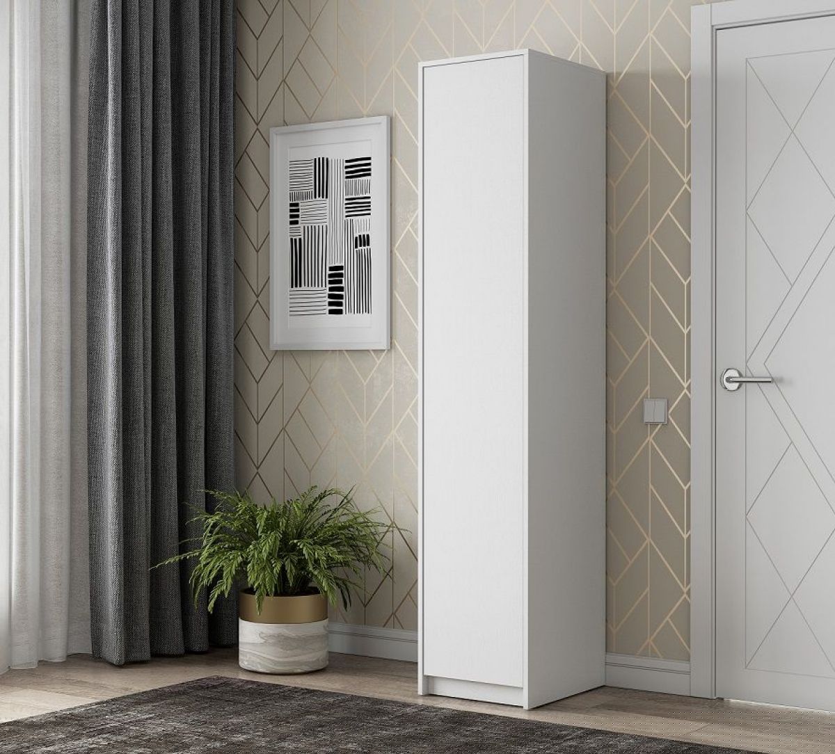 АЙДЕН Прихожая (модульная) белый | фото 19