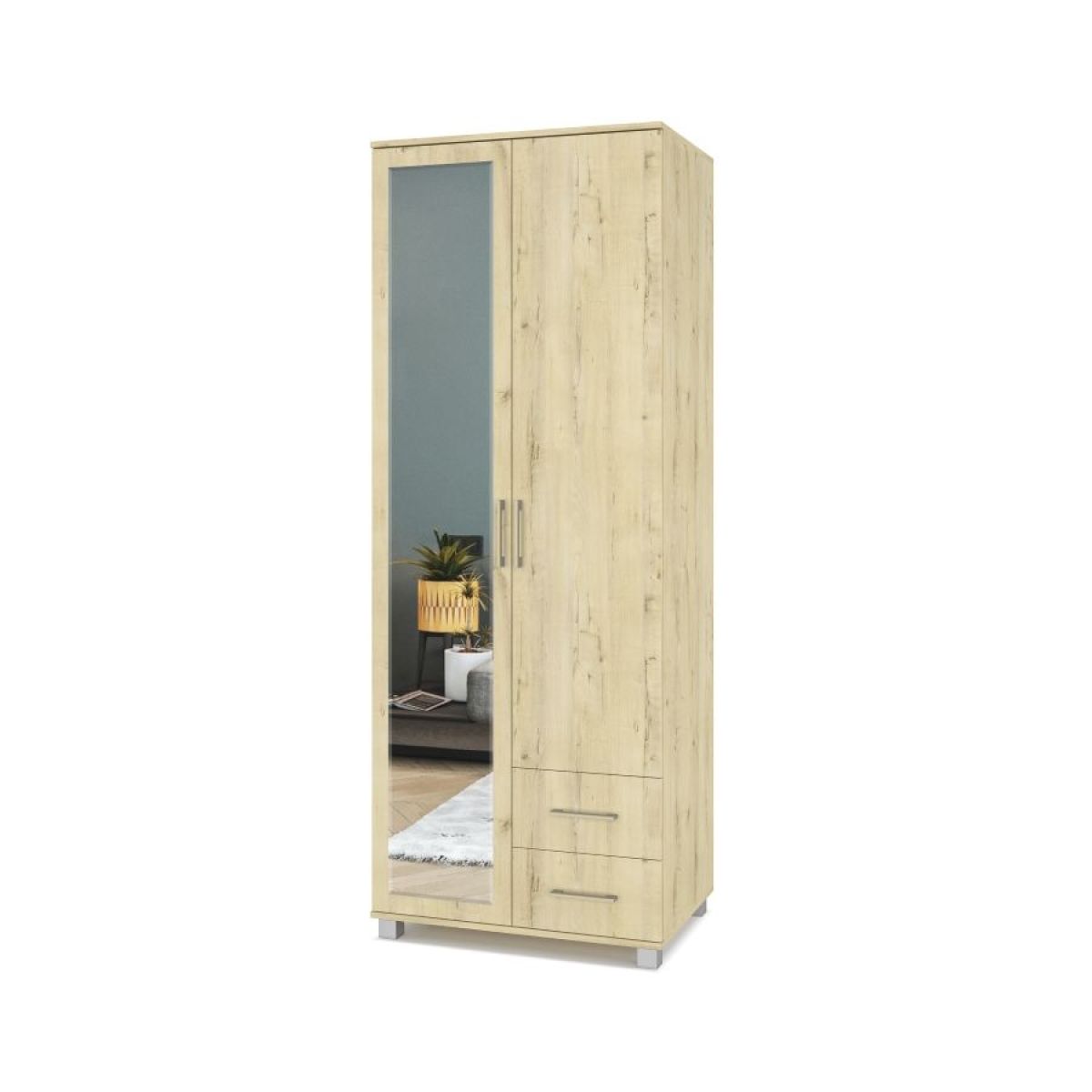 ЕВА Шкаф 2-х дверный Е24 | фото 5