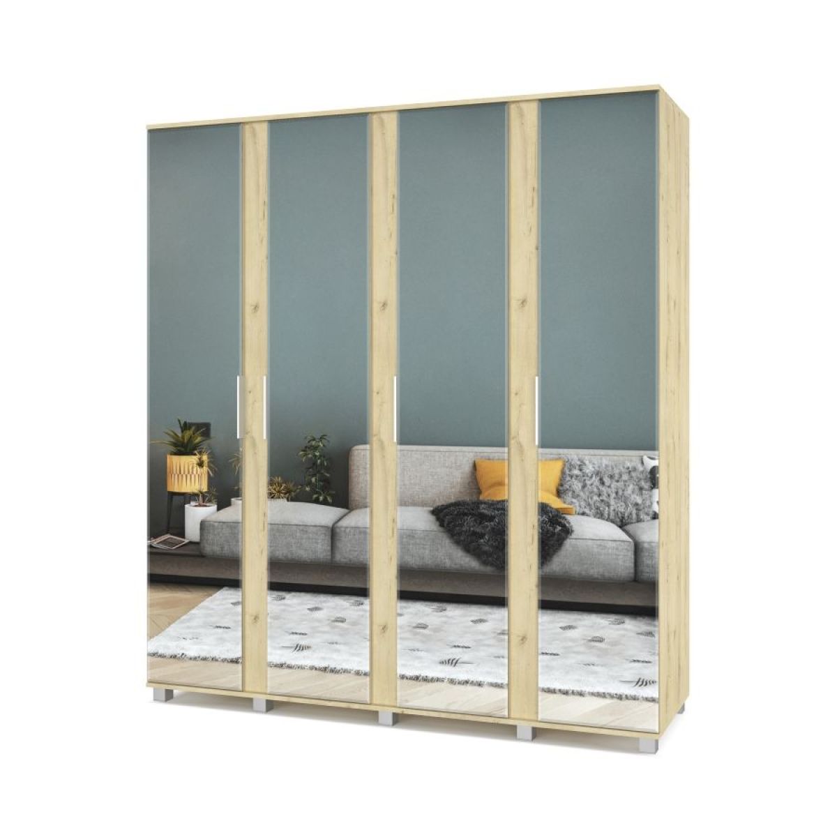 ПАНДОРА Шкаф 4-х дверный П43 | фото 5