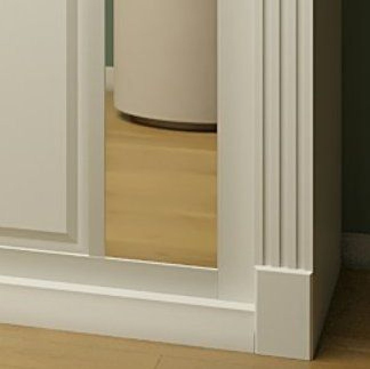 Шкаф-купе 2450 серии NEW CLASSIC K6Z+K1+K6+B22+PL1 (по 2 ящика лев/прав+1 штанга) профиль «Капучино» | фото 5