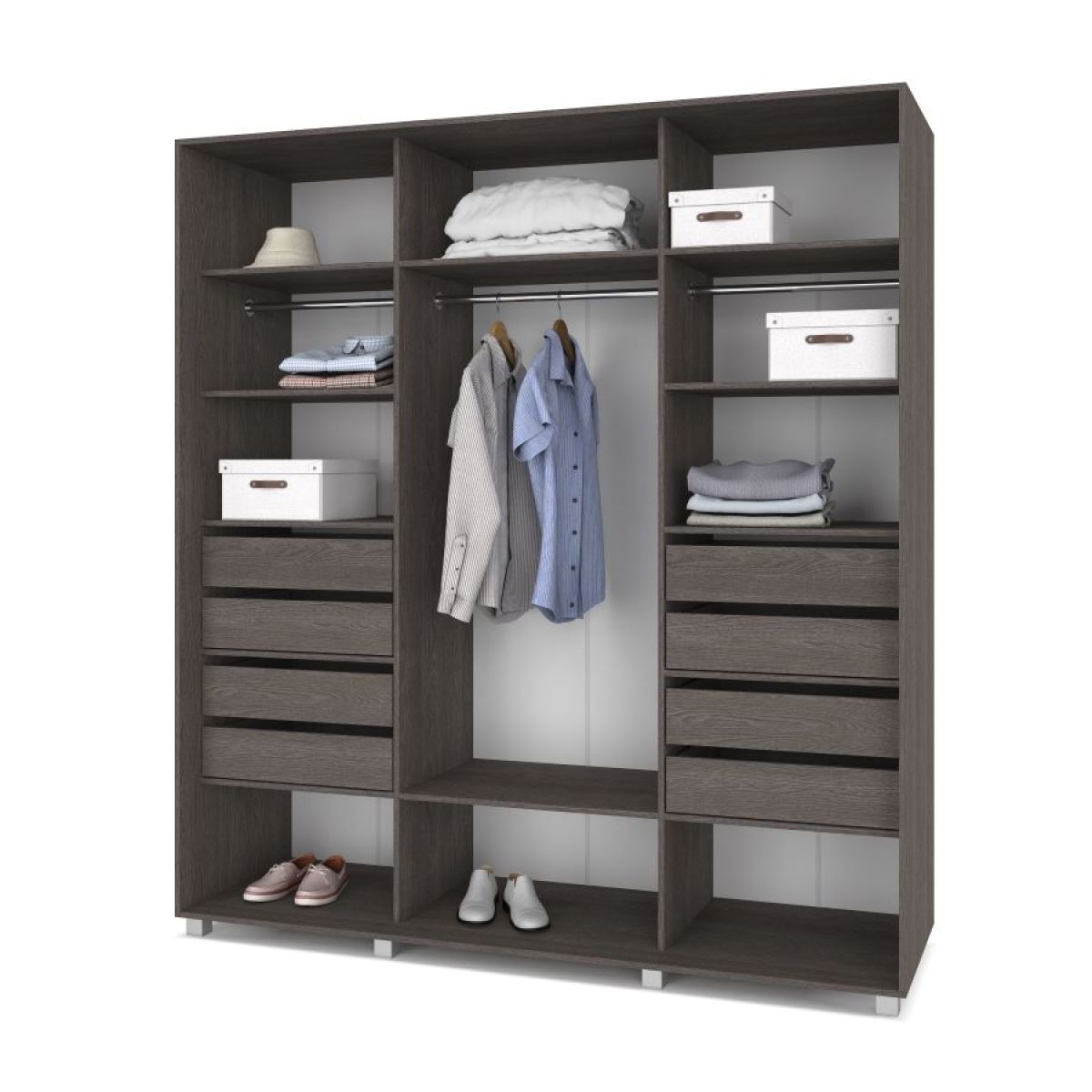 МАРТИН Шкаф-купе Анкор темный (2000*600) М601 | фото 4