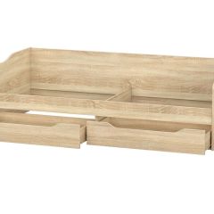 Кровать КР 1 Серия 2 + основание ДСП Лайт 0.9х2.0 (Дуб Сонома) универсальная | фото 3