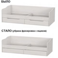 Кровать КР 1 Серия 2 + основание ДСП Лайт 0.9х2.0 (Дуб Сонома) универсальная | фото 2