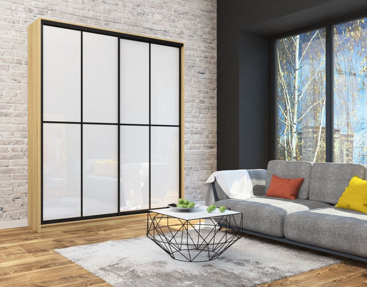 Шкаф-купе Лофт 2000 Шк20-60 (Дуб Сонома) | фото 11