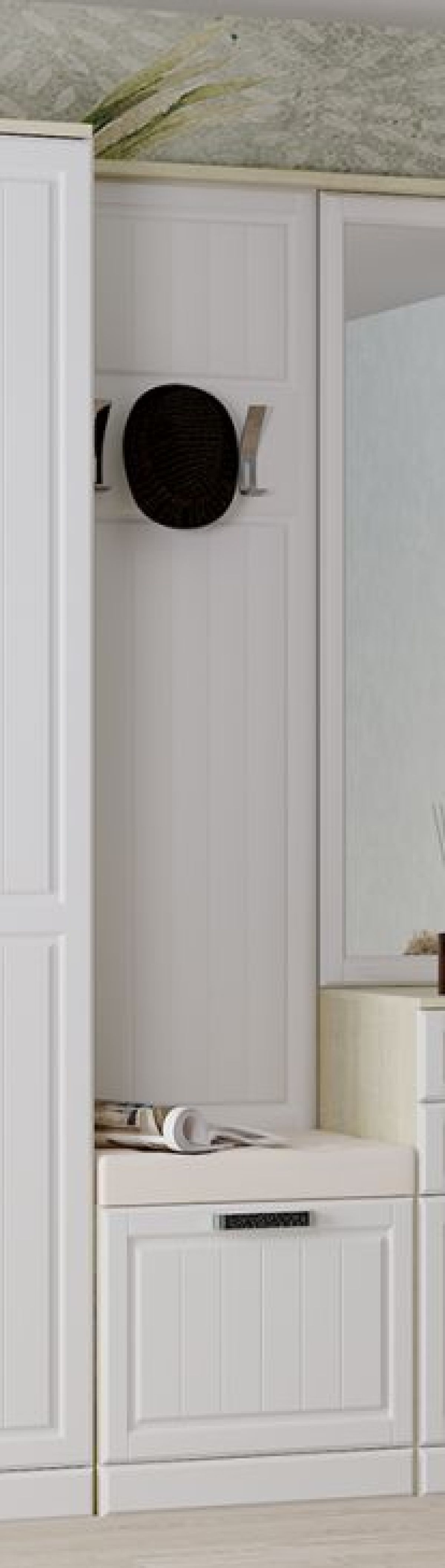 Прихожая Венеция-1 (модульная) (Дуб сонома/Белое дерево) | фото 4