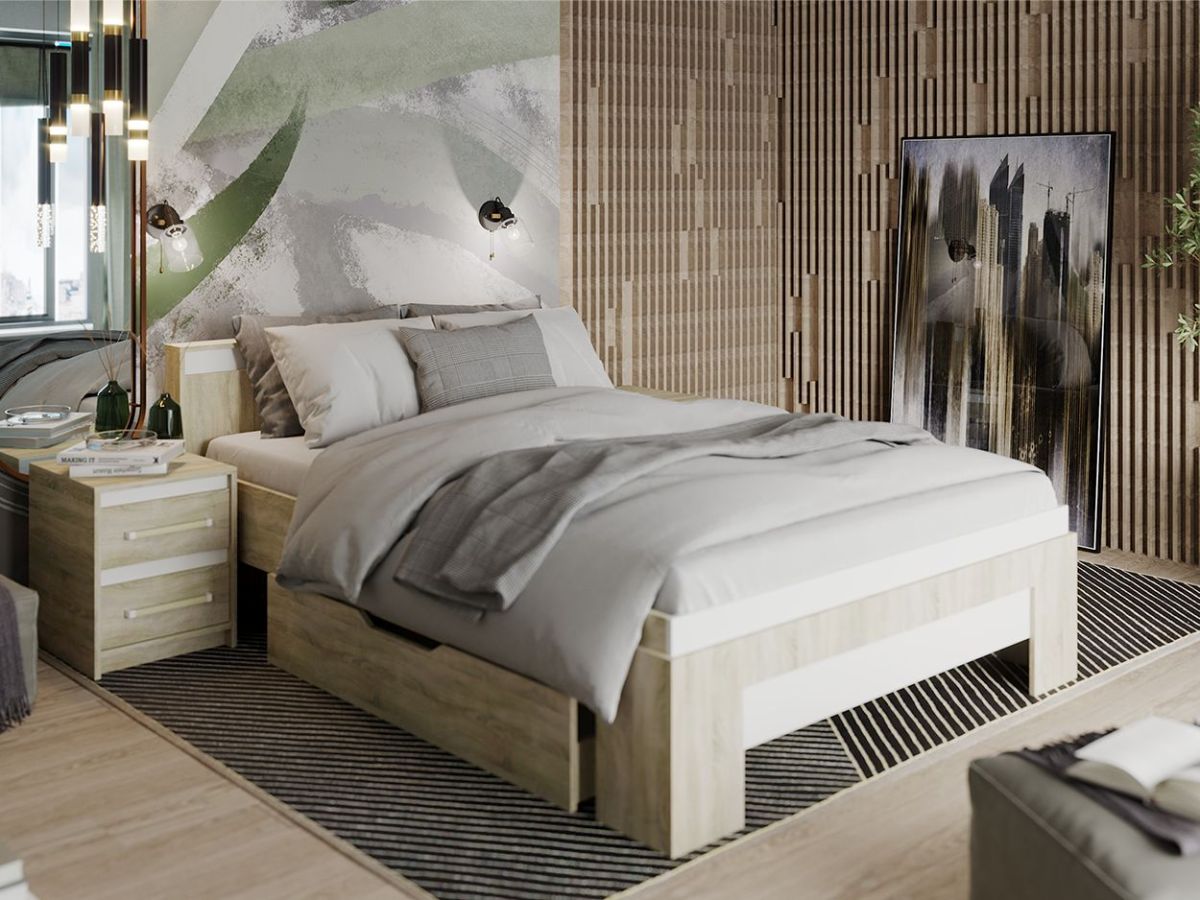 Кровать 1600 НКМ Эдем-1 с основанием | фото 2