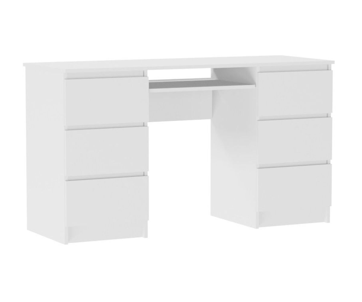 МОРИ МС-2 Стол 6 ящиков (белый) | фото 2