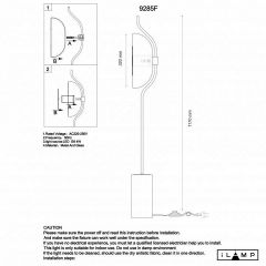 Торшер iLamp Stereo 9285F GL SM | фото 2