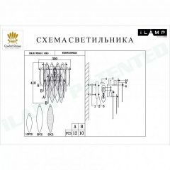 Накладной светильник iLamp Dolce W2543-1 GD | фото 2