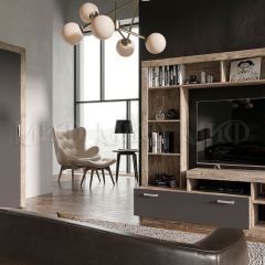 Ангара Шкаф 2-х створчатый (Графит/дуб юкон) | фото 3