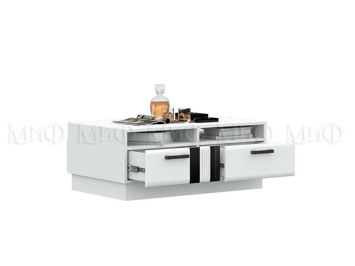 МАГНОЛИЯ Гостиная МДФ (модульная) Белый глянец/белый | фото 5