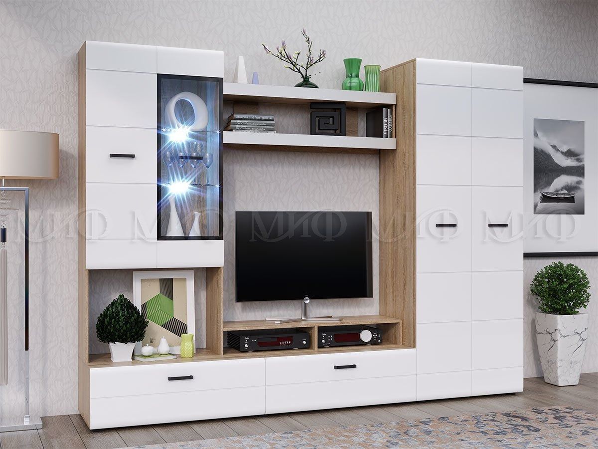 НЭНСИ NEW Гостиная МДФ (модульная) | фото 2