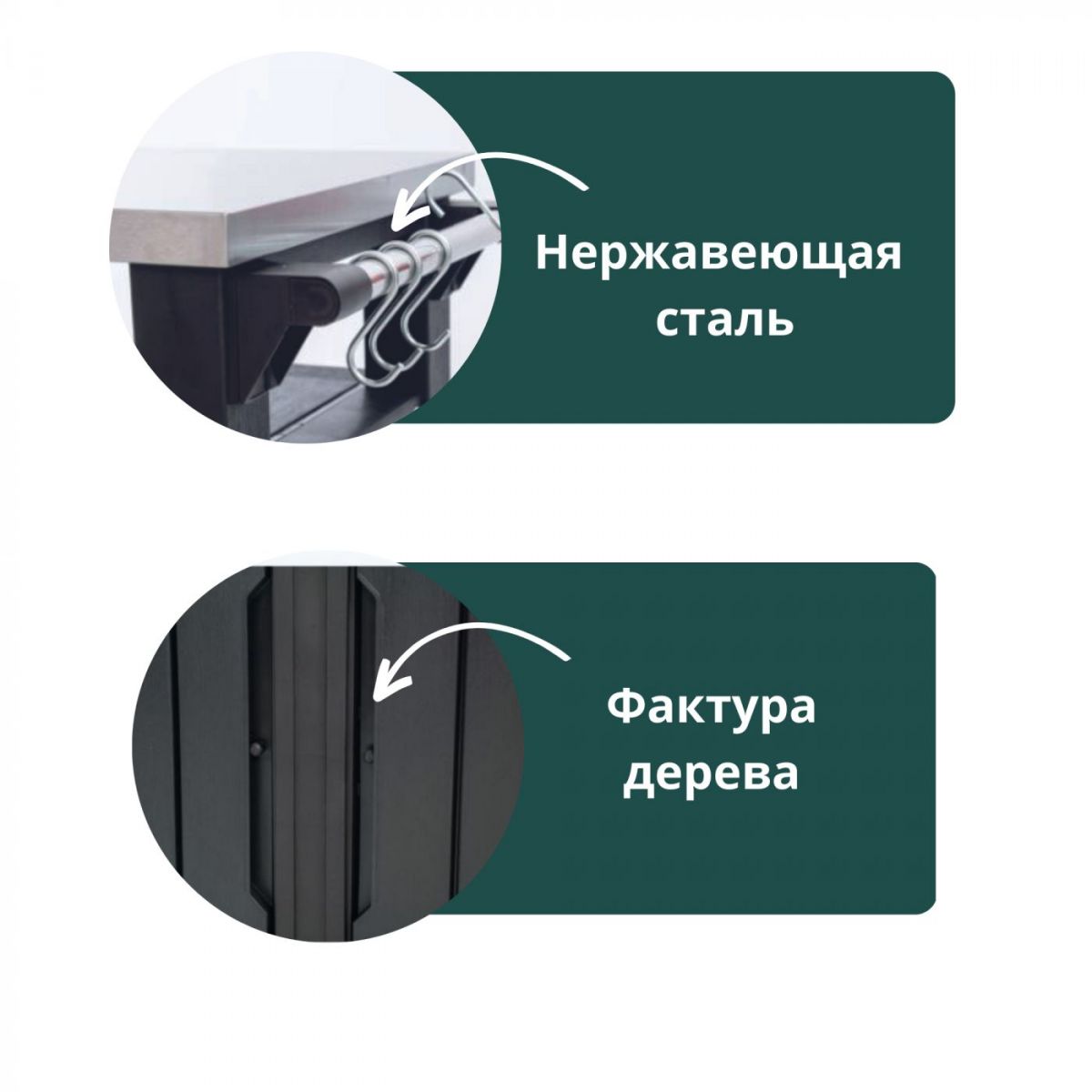 Столик для барбекю 415 Л (Unity Chef 415 L) графит | фото 5