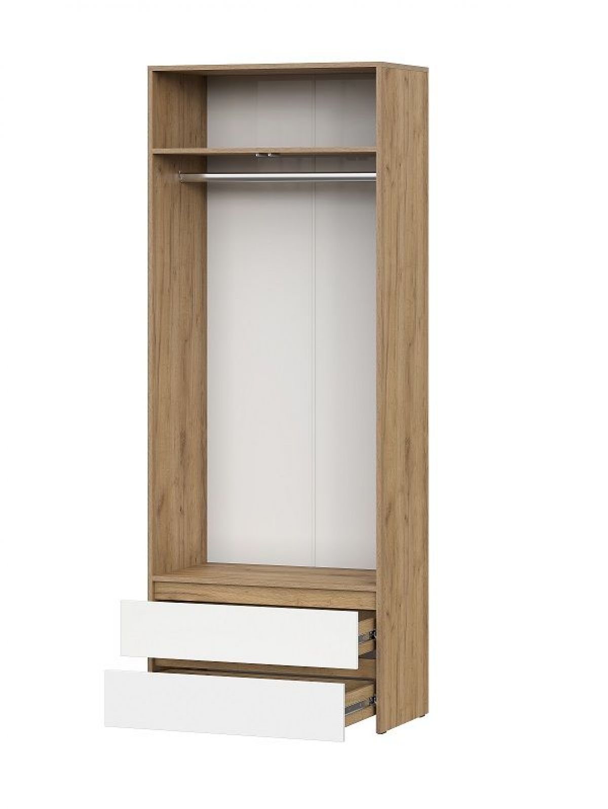 НЕКСТ 1 Вешалка с зеркалом + Шкаф 2-х ств. с ящиками | фото 3