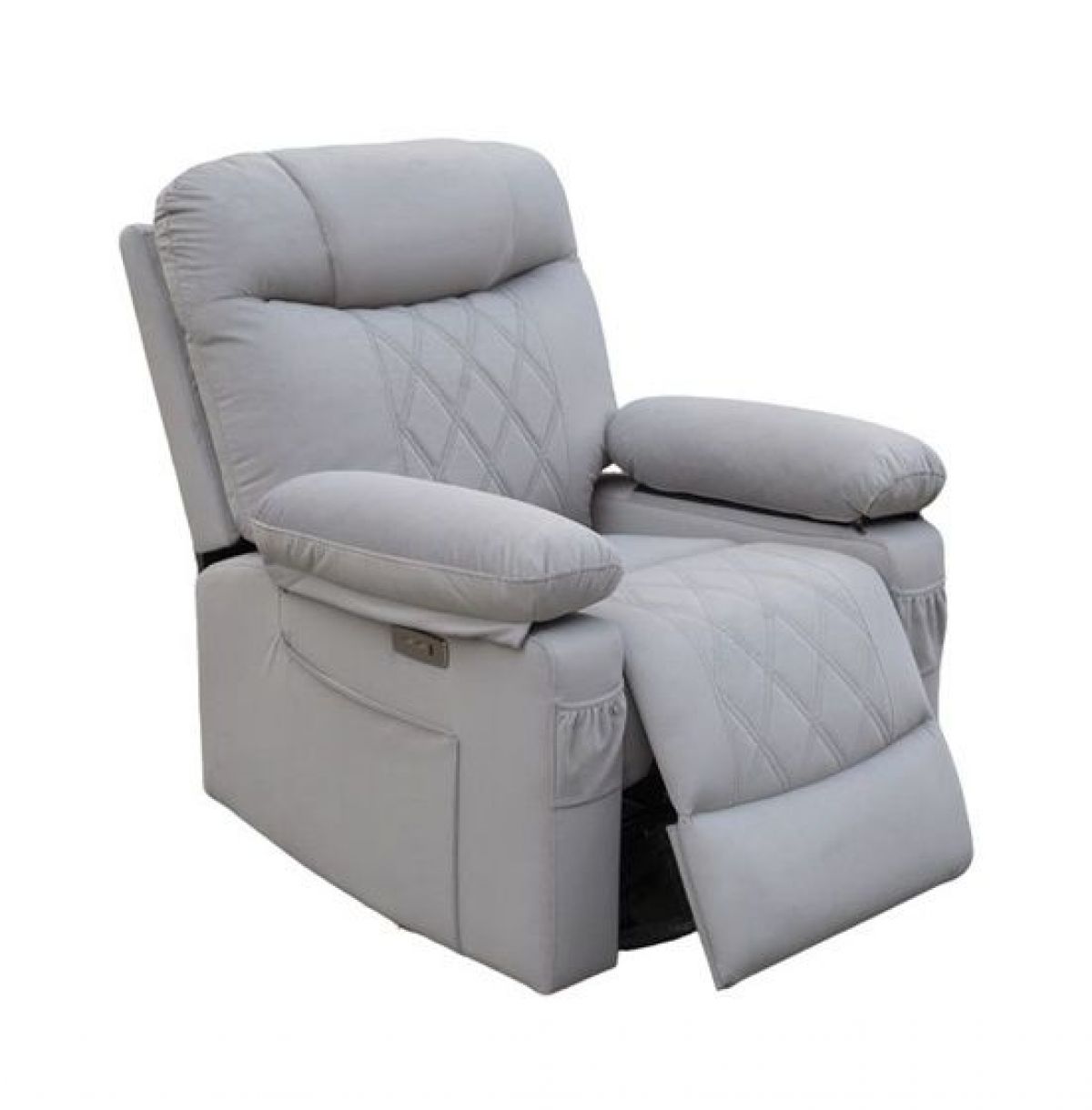 Кресло-реклайнер БРИСТОЛЬ (ткань светло-серый) | фото 3