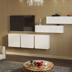 ЛИНДА Гостиная (Белый/Белый) | фото 2