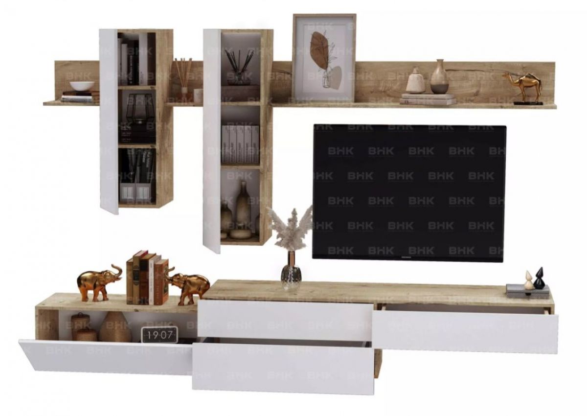 ФРИДА Гостиная (Вотан/Белый глянец) | фото 3