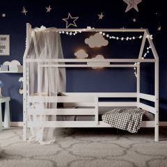 Кровать-домик 80*190 Белый | фото 2