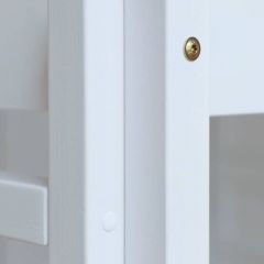 Кровать-домик двухъярусная 80*160 Белый | фото 3