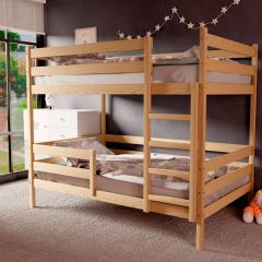 Кровать двухъярусная без крыши 80*160 без покраски | фото 2