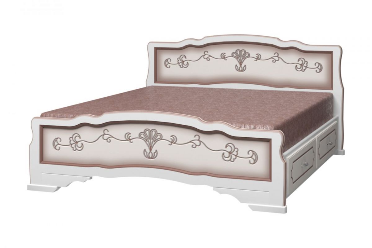 КАРИНА-6 Кровать из массива 900 с 2-мя ящиками | фото 3