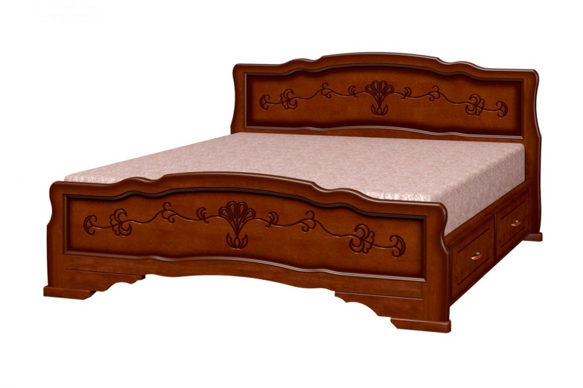 КАРИНА-6 Кровать из массива 900 с 2-мя ящиками | фото 4