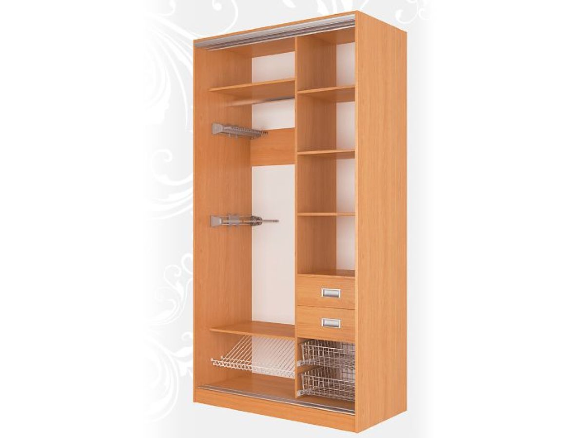 Шкаф-купе Жаклин 1200 вариант 2 (Зеркало/Зеркало) | фото 2