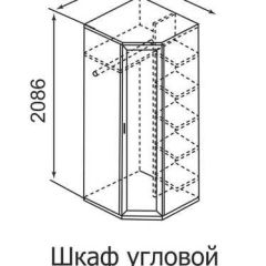 Шкаф угловой для одежды Ника-Люкс 30 без зеркал | фото 3