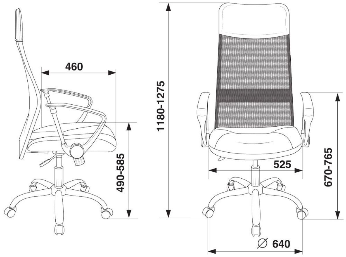 Кресло руководителя Бюрократ CH-600SL/LUX/BLACK черный | фото 4