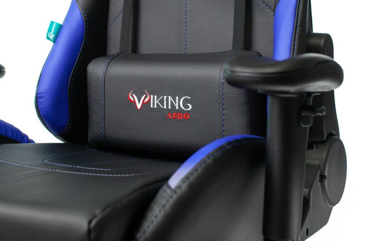 Кресло игровое Бюрократ VIKING 5 AERO BLUE черный/синий | фото 7