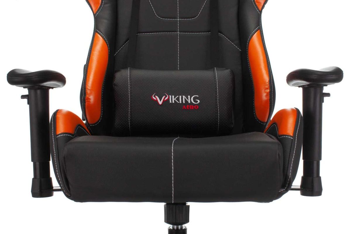 Кресло игровое Бюрократ VIKING 5 AERO ORANGE черный/оранжевый | фото 7