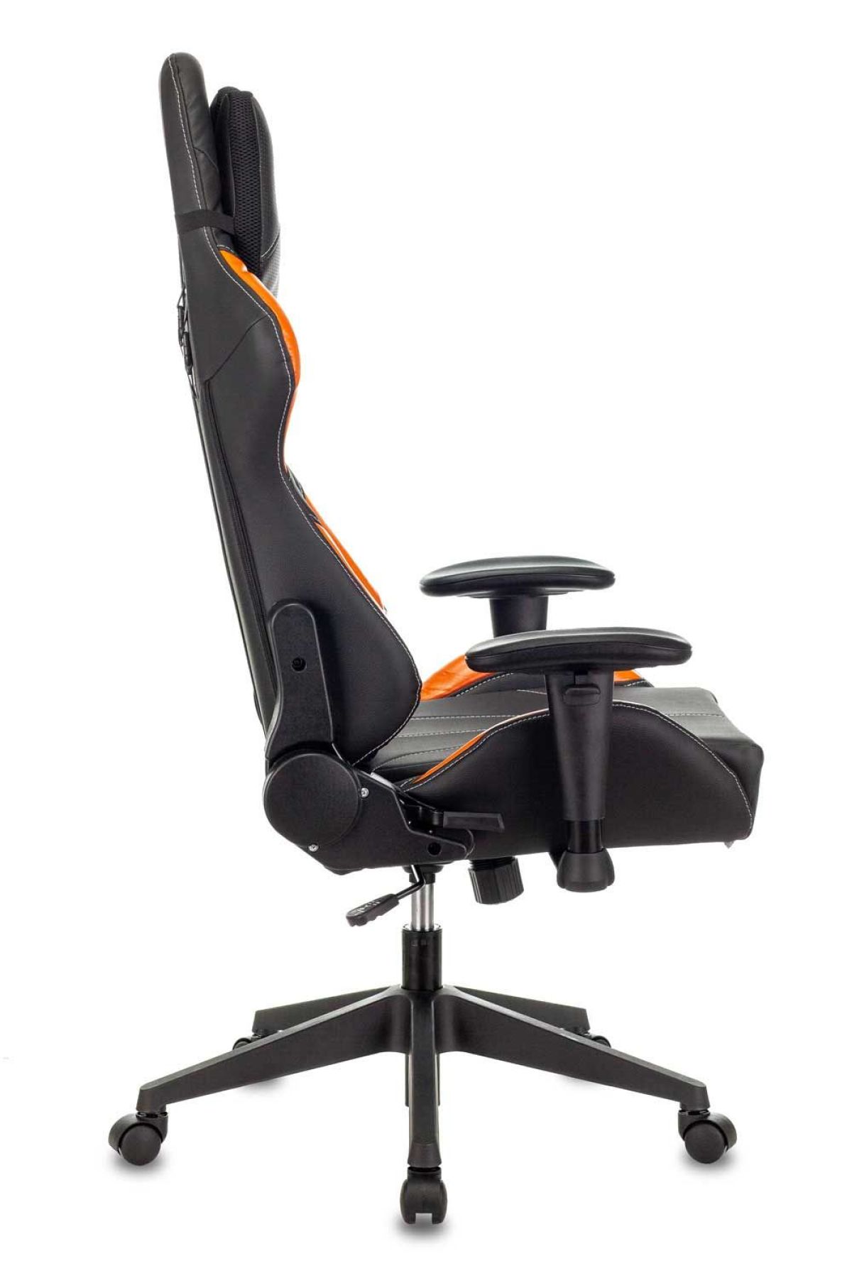 Кресло игровое Бюрократ VIKING 5 AERO ORANGE черный/оранжевый | фото 8