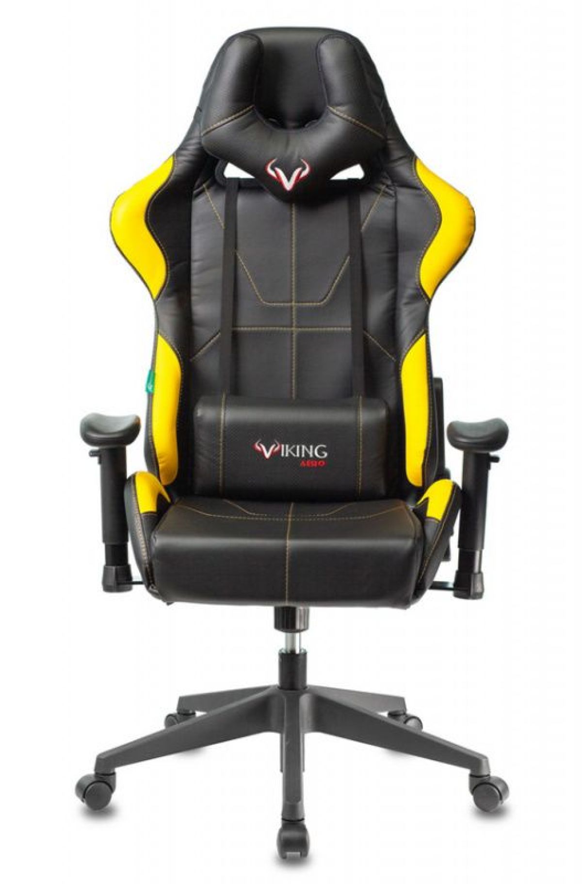 Кресло игровое Бюрократ VIKING 5 AERO YELLOW черный/желтый | фото 3