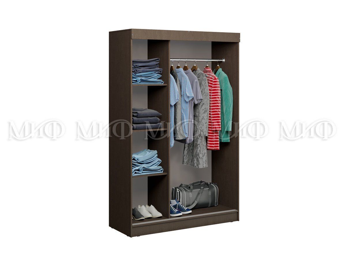 БАСЯ Шкаф (Дуб беленый/Венге) | фото 2